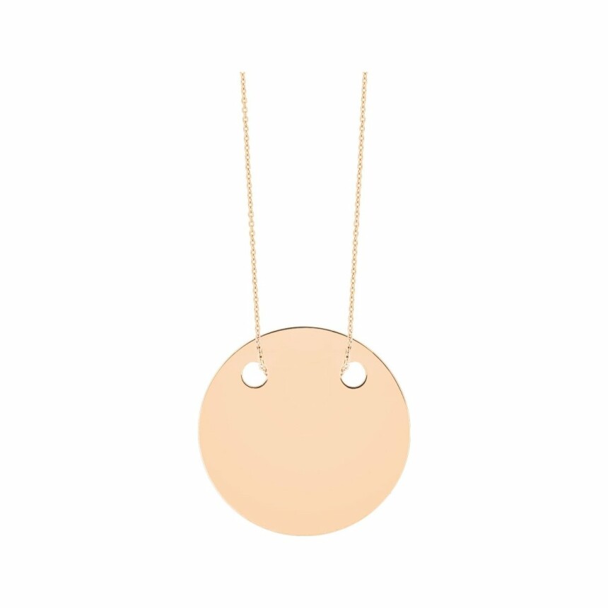 GINETTE NY DISCS necklace, rose gold
