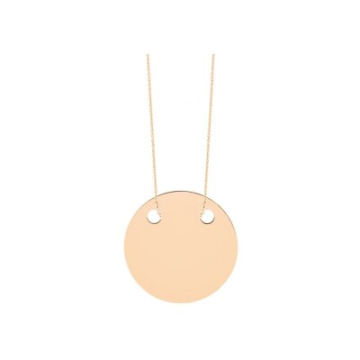 GINETTE NY DISCS necklace, rose gold