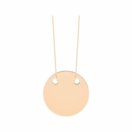 GINETTE NY DISCS necklace, rose gold