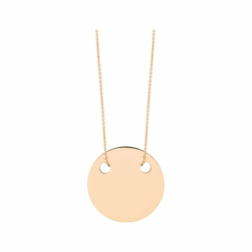 GINETTE NY DISCS necklace, rose gold