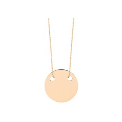 GINETTE NY DISCS necklace, rose gold