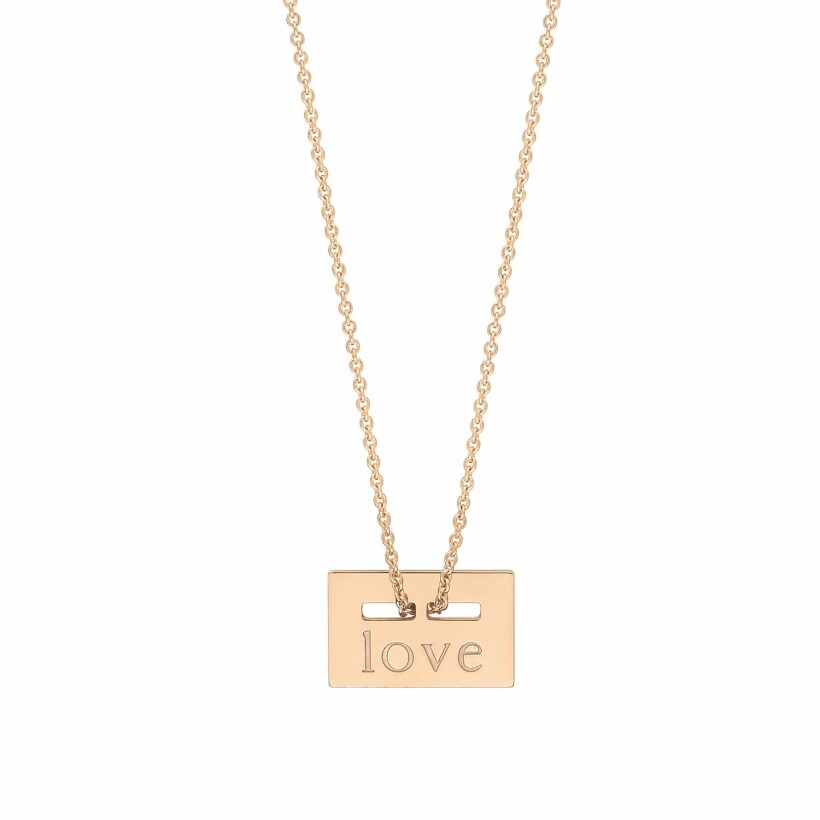 GINETTE NY MINIS ON CHAIN necklace, rose gold