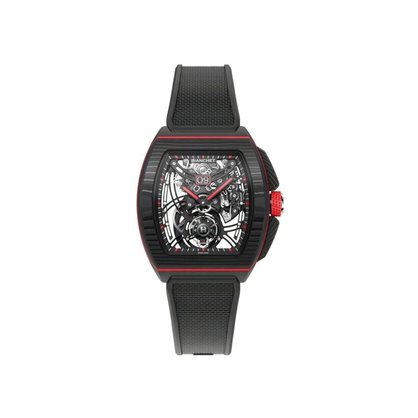 Montre Bianchet B1.618 Grande Date Carbon Red