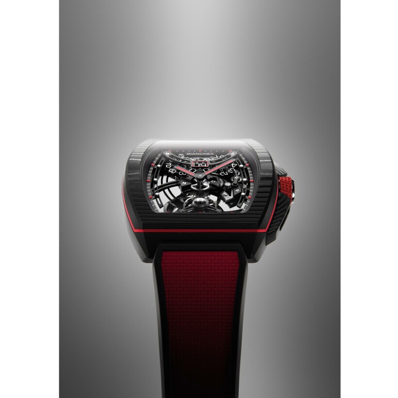 Montre Bianchet B1.618 Grande Date Carbon Red