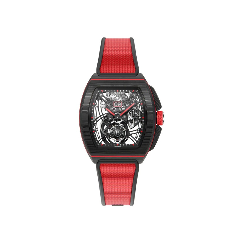 Montre Bianchet B1.618 Grande Date Carbon Red