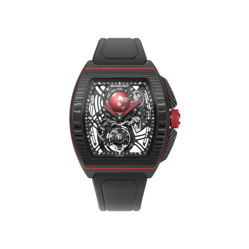 Montre Bianchet B1.618 Sport GMT Carbon Red