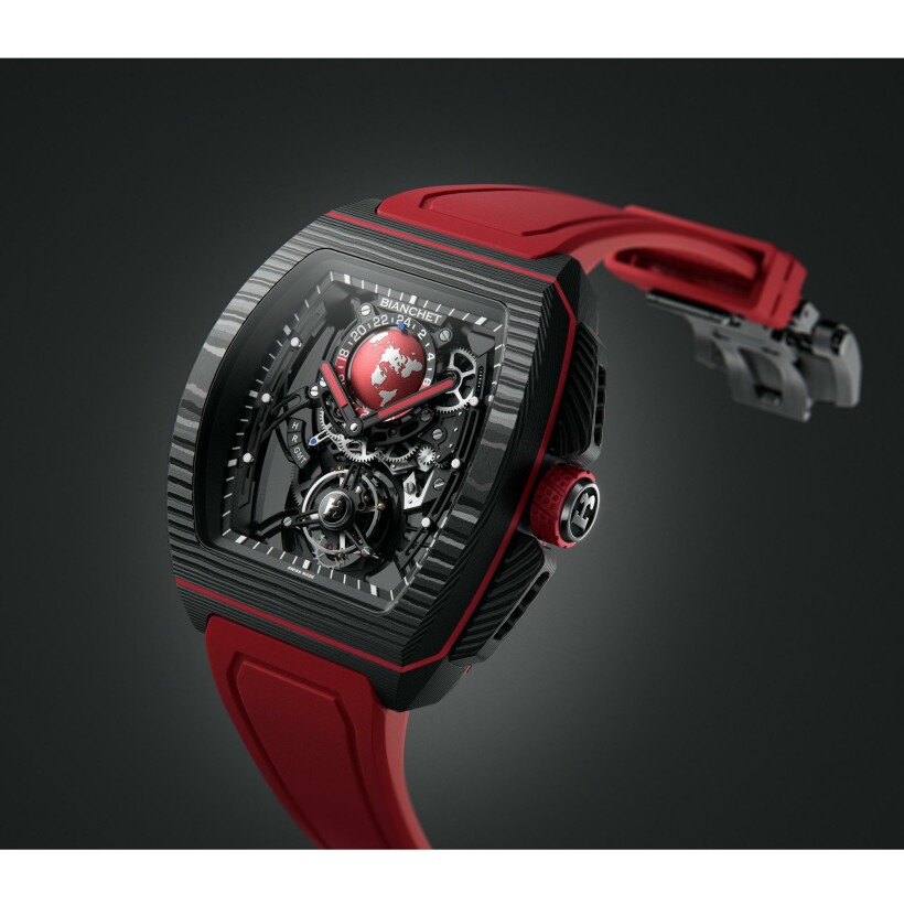 Montre Bianchet B1.618 Sport GMT Carbon Red