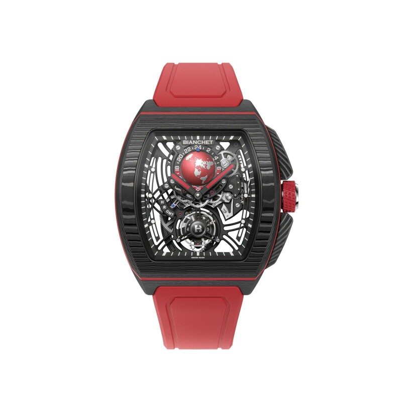 Montre Bianchet B1.618 Sport GMT Carbon Red