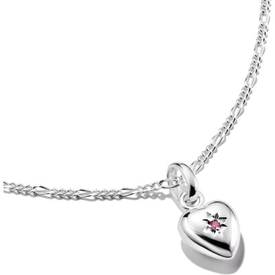 Pendentif Thomas Sabo Charm Club en argent et rubis synthétique