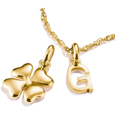 Pendentif Thomas Sabo Charm Club en argent et plaqué or