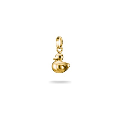 Pendentif Thomas Sabo Charm Club en argent, plaqué or et email