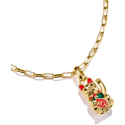 Pendentif Thomas Sabo Charm Club en argent, plaqué or et email