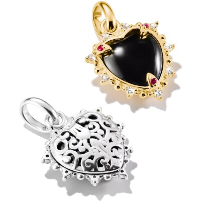 Pendentif Thomas Sabo Charm Club en argent et oxyde de zirconium