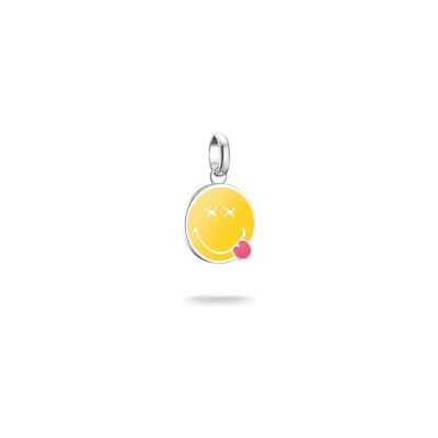 Pendentif Thomas Sabo SMILEYWORLD en argent et email