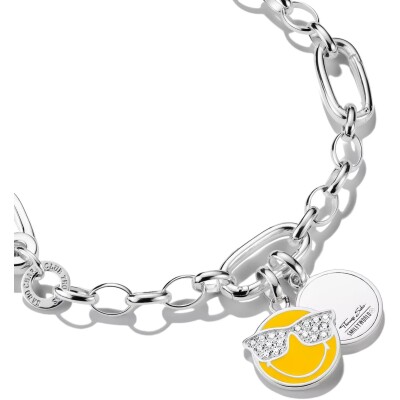 Pendentif Thomas Sabo SMILEYWORLD en argent et email