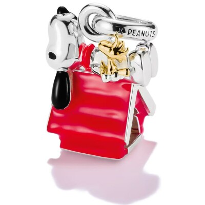 Pendentif Thomas Sabo Charm Club en plaqué or, argent et email