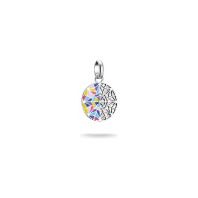Pendentif Thomas Sabo Wednesday en argent, email et oxyde de zirconium