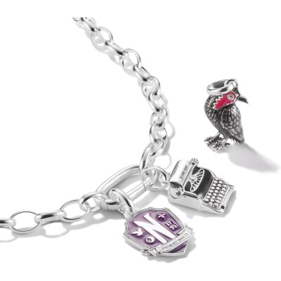 Pendentif Thomas Sabo Wednesday en argent, email et oxyde de zirconium