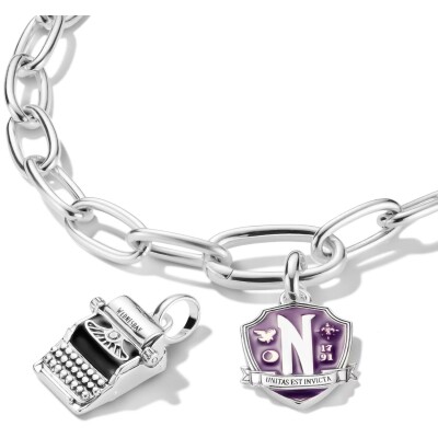 Pendentif Thomas Sabo Wednesday en argent, email et oxyde de zirconium