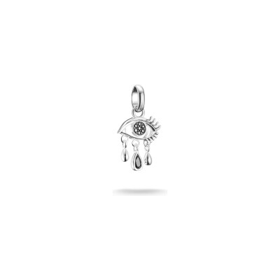 Pendentif Thomas Sabo Wednesday en argent, email et oxyde de zirconium