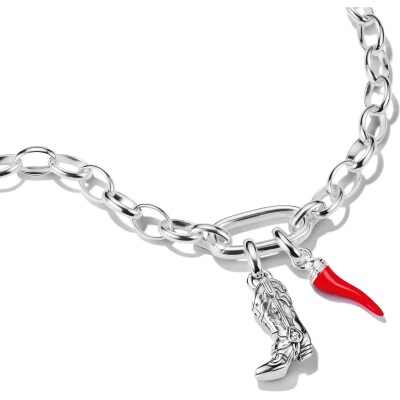 Pendentif Thomas Sabo Charm Club en argent et oxyde de zirconium