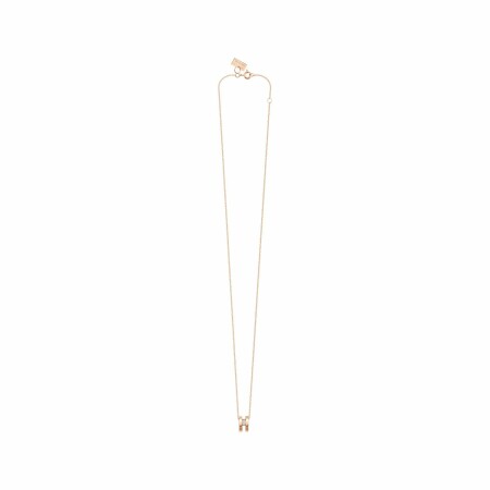 Collier Vanrycke Charlie en or rose et diamant