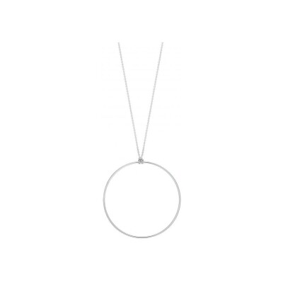 Collier GINETTE NY CIRCLES en or blanc