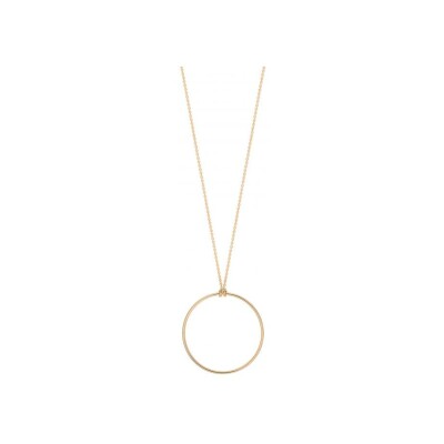 GINETTE NY baby CIRCLES necklace, rose gold 