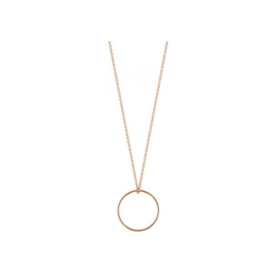 GINETTE NY CIRCLES necklace, rose gold