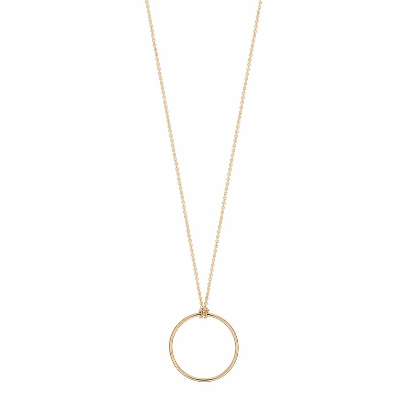 GINETTE NY CIRCLES necklace, rose gold