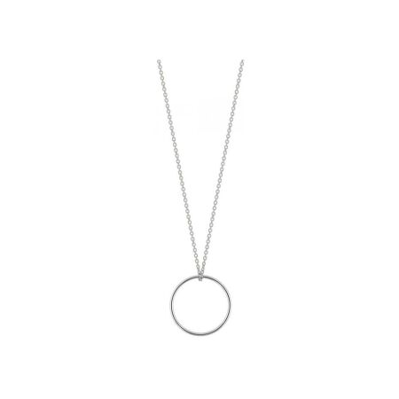 GINETTE NY CIRCLES necklace, white gold