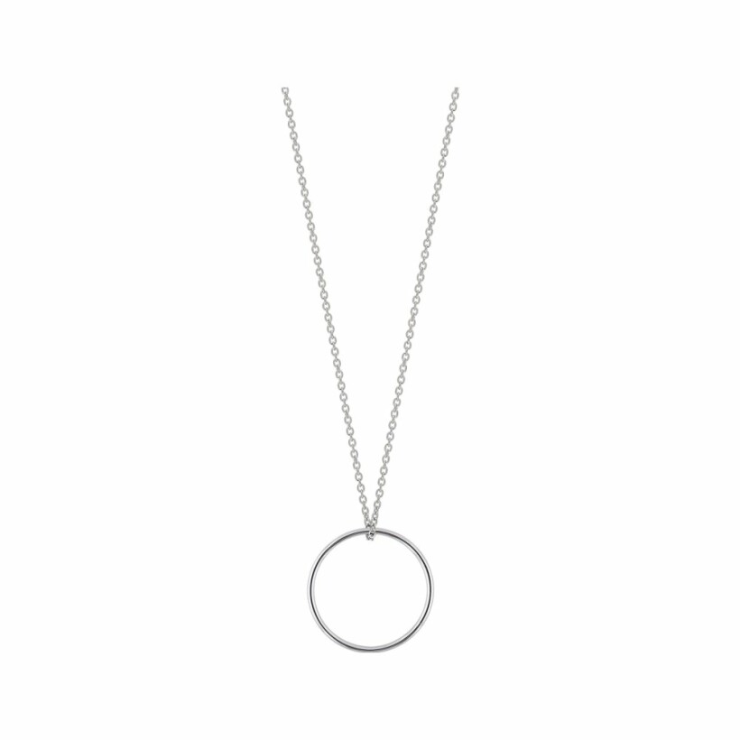 Collier GINETTE NY CIRCLES en or blanc