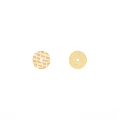 Cuir pour pendentif Les Georgettes Tartine / Beurre Salé, 16 mm