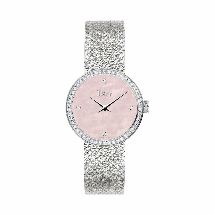 La D de Dior Satine 25mm watch
