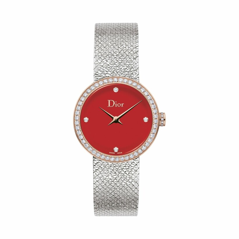 La D de Dior Satine 25mm watch