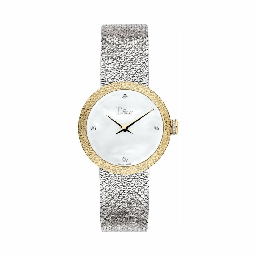 La D De Dior Satine 25mm watch