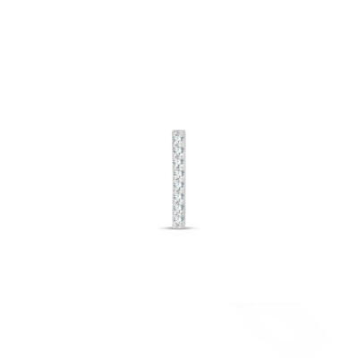 Mono boucle d'oreille Easy en or blanc et diamants