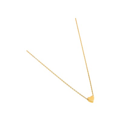 Collier Une A Une en laiton doré