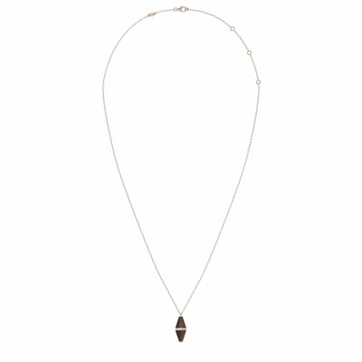 Pendentif Heavenly Celest en or rose, diamants et œil de bœuf, GM