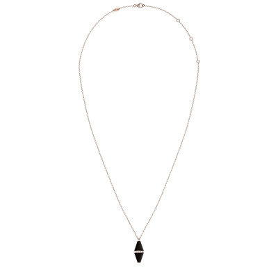 Pendentif Heavenly Celest en or rose, diamants et onyx, XL