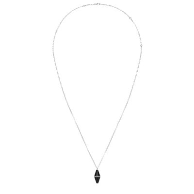 Pendentif Heavenly Celest XL en or blanc, onyx et diamants