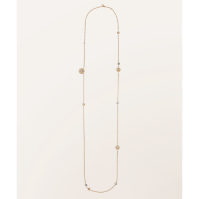 Barth Monte-Carlo Oursin necklace, rose gold and aquamarine