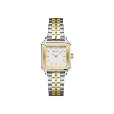 Coffret de montre Cluse Gracieuse Petite Watch Steel & Double Snake Bracelet, Two-Tone