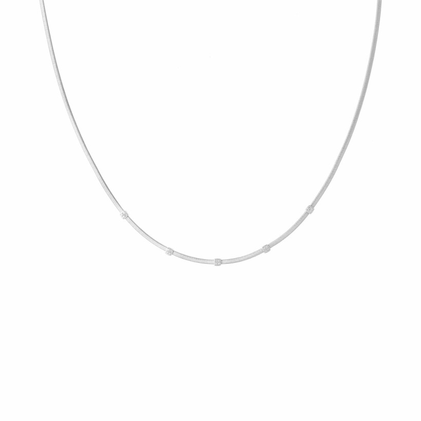 Collier Marco Bicego Masai en or blanc et diamants