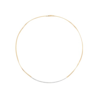 Collier Marco Bicego MARRAKECH en or jaune, or blanc et diamants