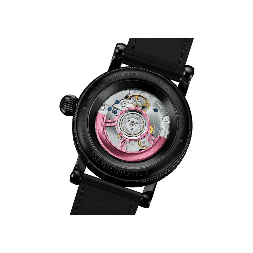 Montre CHRONOSWISS Flying Regulator Open Gear Pink Panther