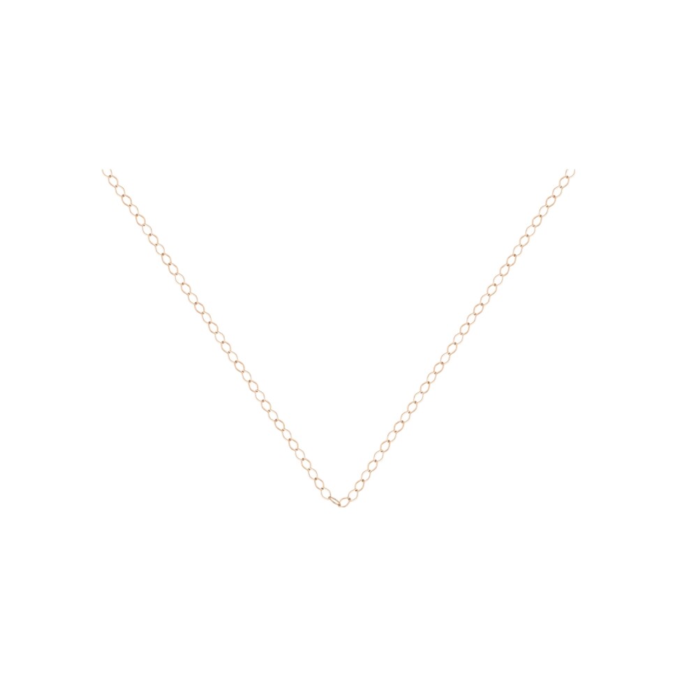 GINETTE NY CHAINS necklace, rose gold