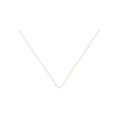 GINETTE NY CHAINS necklace, rose gold