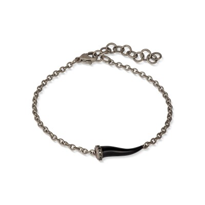 Bracelet corne Mano J en titane