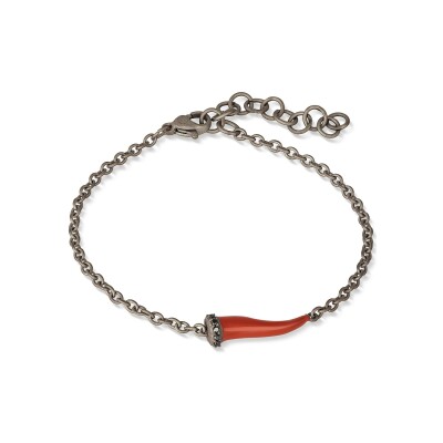 Bracelet corne Mano J en titane